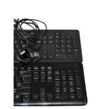 wired keyboard bundle, lot of 2