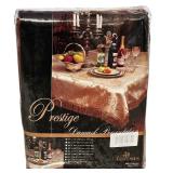 Vintage 52"X70" Prestige Demask Presentation Table 100% Polyester Table Linen