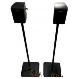 Sony Speaker Bundle (SS-TS102) 2 standing speakers 38.75" //  Sony SS-MSP1 surround sound speakers, 3.5 x 5 inches, Bundle of 3 speakers