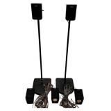 Sony Speaker Bundle (SS-TS102) 2 standing speakers 38.75" //  Sony SS-MSP1 surround sound speakers, 3.5 x 5 inches, Bundle of 3 speakers