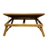 Bed Tray Breakfast Serving Trays with Foldable Legs, Set of 2 Trays