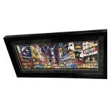 Times Square Broadway show#2 // 3D Paper-Sculpture Wall Decor, 20"Lx10"Wx1.25"H