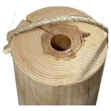 Single Log Campfire, 100% Natural Red Pine, Easy Light / ** BRAND NEW**