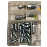 Toolbox with Air Compressor Various Adaptors