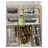 Toolbox with Air Compressor Various Adaptors