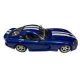 1:18 blue Dodge Viper 1996 GTS Coupe
