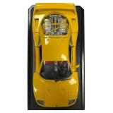 1:18 yellow Ferrari F40 diecast model car