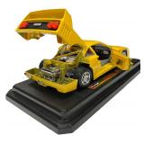 1:18 yellow Ferrari F40 diecast model car