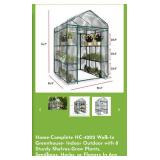 Pure Garden Walk-in Indoor Outdoor Green House
