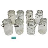 Vintage Ball Mason Jars with Lids, Lot of 13 Jars