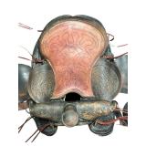 Western Horse Saddle with Extras