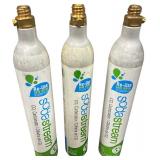 SodaStream Machine Black with 3 bottles of CO2