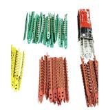 Hilti 50372 Powder Actuated Fastener Cartridge Medium-Light, yellow-colored .27 caliber short powder loads,  Hilti DX 6.8/11 M10 powder cartridges