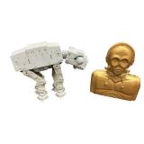 STAR WARS : AT-AT Walker toy // C-3PO carry case