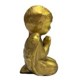 Vintage Gold-Colored Praying Angel Cherub ornament
