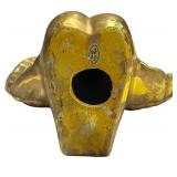 Vintage Gold-Colored Praying Angel Cherub ornament