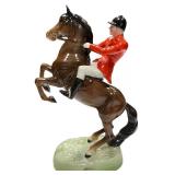 Beswick Pottery Rearing Horse Huntsman, model number 868, designed by Arthur Gredington