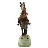 Beswick Pottery Rearing Horse Huntsman, model number 868, designed by Arthur Gredington