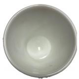 Vintage Fenton Pedestal White Lidded Candy Dish, signed by Martha R.