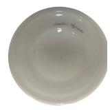 Vintage Fenton Pedestal White Lidded Candy Dish, signed by Martha R.