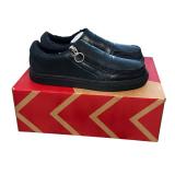Billy Footwear Size 9 Black Laceless Oxford