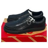Billy Footwear Size 9 Black Laceless Oxford