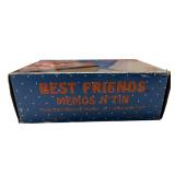 Best Friends Collection, Collection consists of 1 mug, 2 square storage tins, 3-pc set matching storage tins, 1 desktop mailbox, set of salt and pepper shakers.