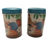 Best Friends Collection, Collection consists of 1 mug, 2 square storage tins, 3-pc set matching storage tins, 1 desktop mailbox, set of salt and pepper shakers.