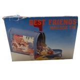 Best Friends Collection, Collection consists of 1 mug, 2 square storage tins, 3-pc set matching storage tins, 1 desktop mailbox, set of salt and pepper shakers.