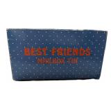 Best Friends Collection, Collection consists of 1 mug, 2 square storage tins, 3-pc set matching storage tins, 1 desktop mailbox, set of salt and pepper shakers.