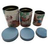 Best Friends Collection, Collection consists of 1 mug, 2 square storage tins, 3-pc set matching storage tins, 1 desktop mailbox, set of salt and pepper shakers.