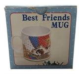 Best Friends Collection, Collection consists of 1 mug, 2 square storage tins, 3-pc set matching storage tins, 1 desktop mailbox, set of salt and pepper shakers.