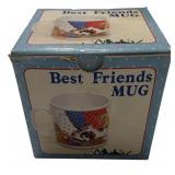 Best Friends Collection, Collection consists of 1 mug, 2 square storage tins, 3-pc set matching storage tins, 1 desktop mailbox, set of salt and pepper shakers.