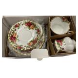 Royal Albert Old Country Roses 8 Piece Tea Sea
