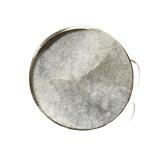 Antique Hollywood Regency Cut Glass & Brass Table Lamps, Set of 2