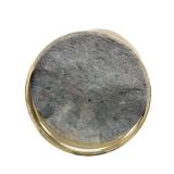 Antique Hollywood Regency Cut Glass & Brass Table Lamps, Set of 2