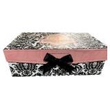 Bordello Red Low Heels Size 7 with matching chained evening purse