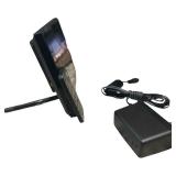 Sony DPF-D70 digital photo frame, remote and power adapter
