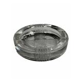 vintage, heavy, round ashtray 6.25" x 1.5"