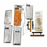 Patio Door Handle Replacement Set Bundles, Lot of 6