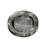 vintage, heavy, round ashtray 6.25" x 1.5"