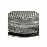 vintage, heavy, round ashtray 6.25" x 1.5"