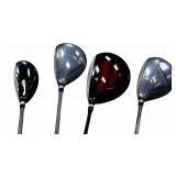GOLF BAG with Clubs - Red Bag
