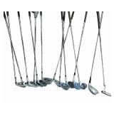 GOLF BAG with Clubs - Blue Bag