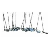 GOLF BAG with Clubs - Blue Bag