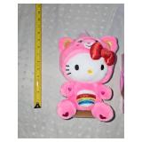 hello kitty lip gloss set and stuffy