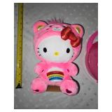 hello kitty stuffy and jewelery case