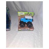 toy car and monster truck