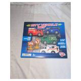 2 toy car sets