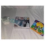 story time projector and squshmallows